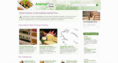 Desktop Screenshot of animalfreezone.co.uk